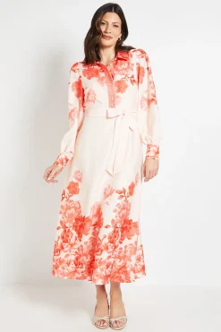 Robe Chemise Western Florale D'été