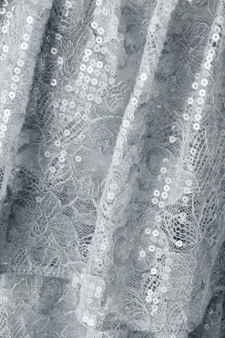 Robe Coast Muse à Dentelle et Paillettes Étagée