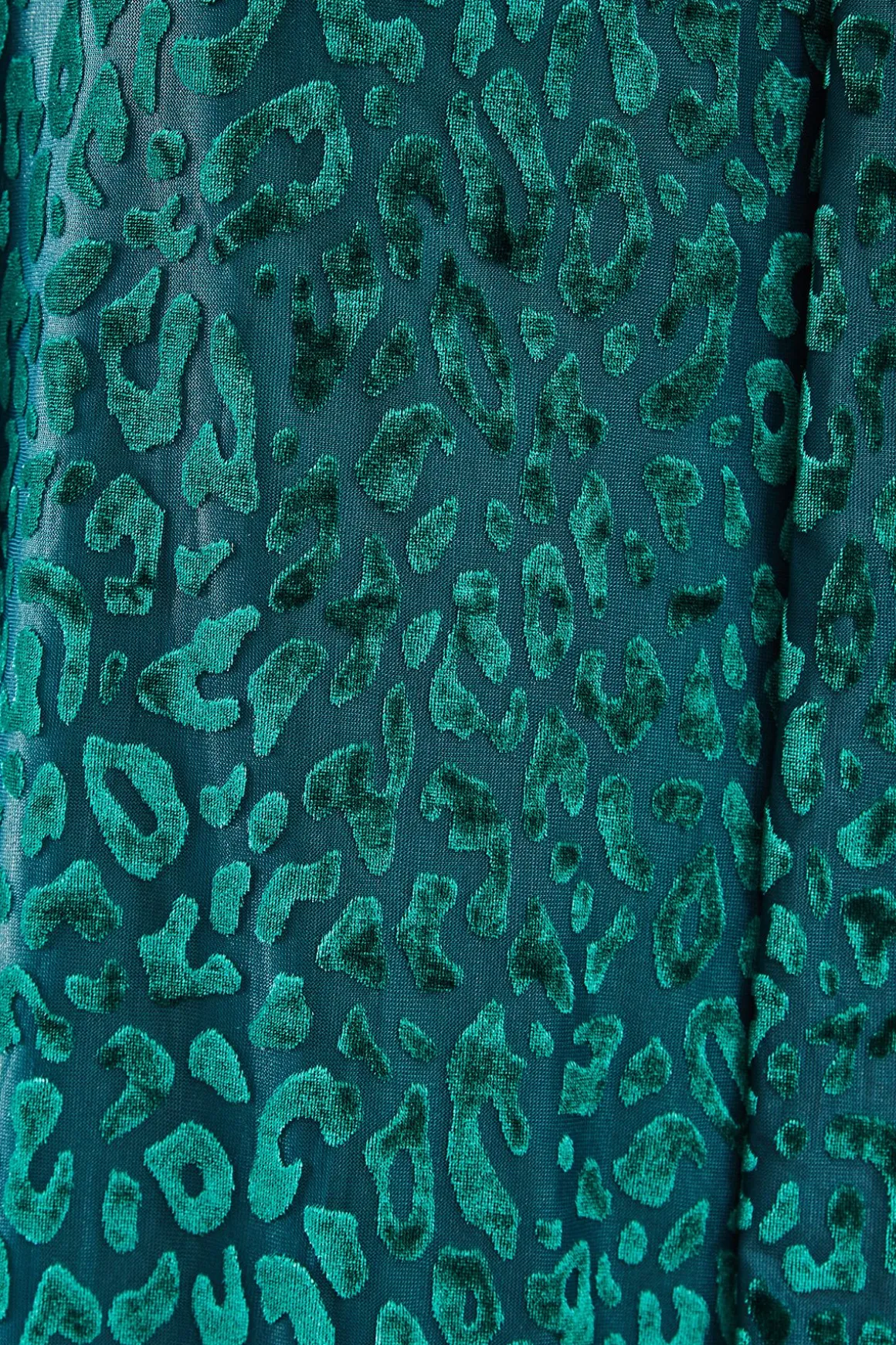 Robe à Col Noué Motif Animal Dévoré