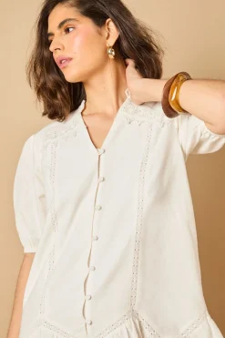 Oasis Robe Courte À Bordure En Dentelle<Femme Toutes Les Robes|Satin Et Dentelle
