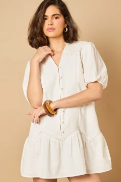 Oasis Robe Courte À Bordure En Dentelle<Femme Toutes Les Robes|Satin Et Dentelle