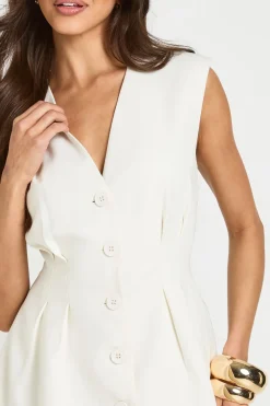boohoo Robe Courte Cintrée Sans Col<Femme Tailleurs|Robes