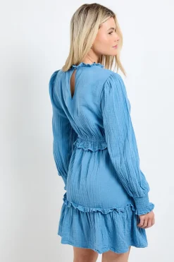 Dorothy Perkins Robe Courte À Corsage Froncé Et Volants<Femme Robes|Toutes Les Robes