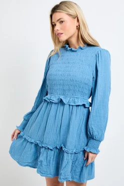 Dorothy Perkins Robe Courte À Corsage Froncé Et Volants<Femme Robes|Toutes Les Robes