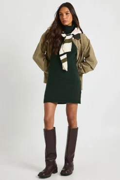 boohoo Robe Courte En Maille Épaisse À Col Roulé Tall<Femme Pulls Et Gilets|Toutes Les Mailles