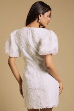Oasis Robe Courte En Tulle Texturé Petite<Femme Robes|Toutes Les Robes
