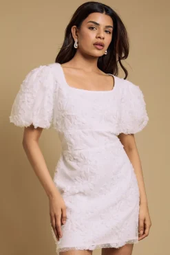 Oasis Robe Courte En Tulle Texturé Petite<Femme Robes|Toutes Les Robes