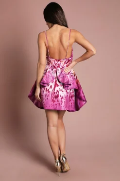 Robe Courte Imprimée Orchidée Coast Muse