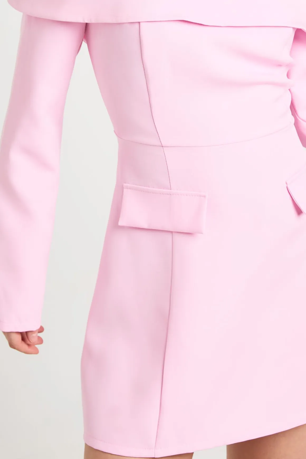 Robe Courte Structurée Bardot Petite