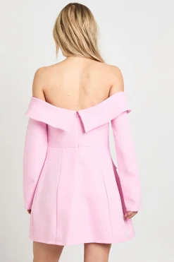 Robe Courte Structurée Bardot Petite