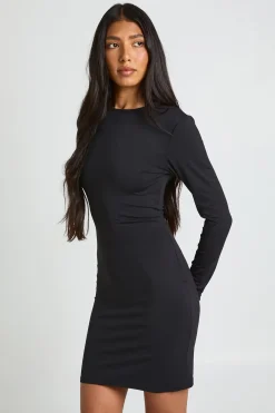 Robe Courte Tall À Manches Longues En Jersey Ultra Doux