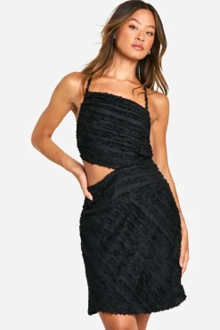 Robe Courte Tall À Volants En Mousseline Texturée