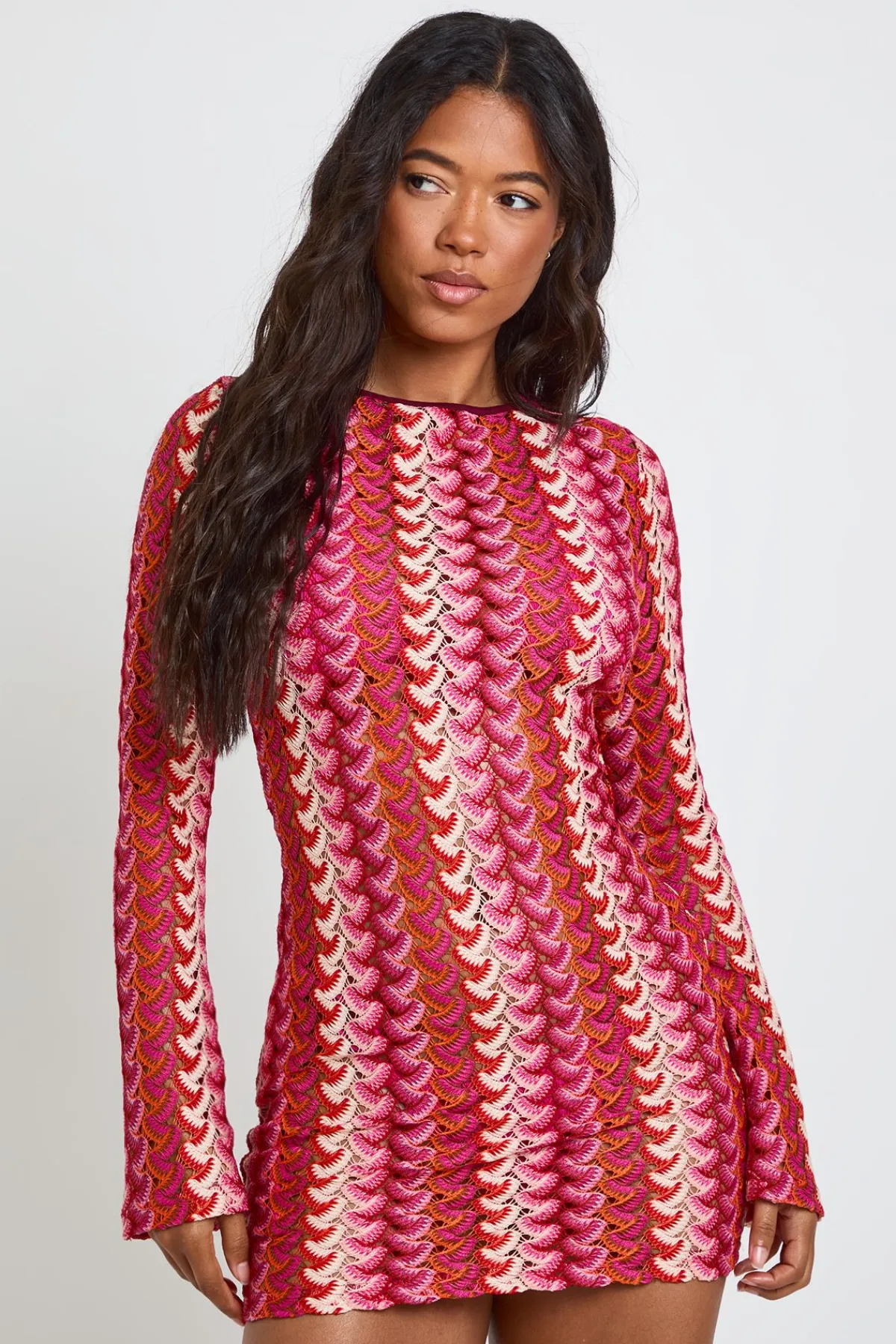 boohoo Robe Courte Tricotée Dos Échancré<Femme Toutes Les Robes|Robes