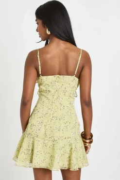boohoo Robe Courte À Volants Et Motif Floral<Femme Toutes Les Robes|Robes