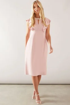 Wallis Robe Crayon Ajustée Petite avec Détails de Perles<Femme Toutes Les Robes|Robes Mi-Longues