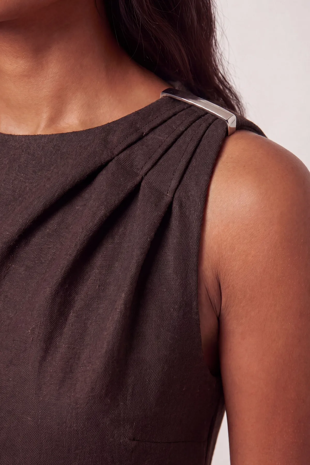 KarenMillen Robe Crayon Cintrée À Fronces<Femme Robes|Robes Mi-Longues