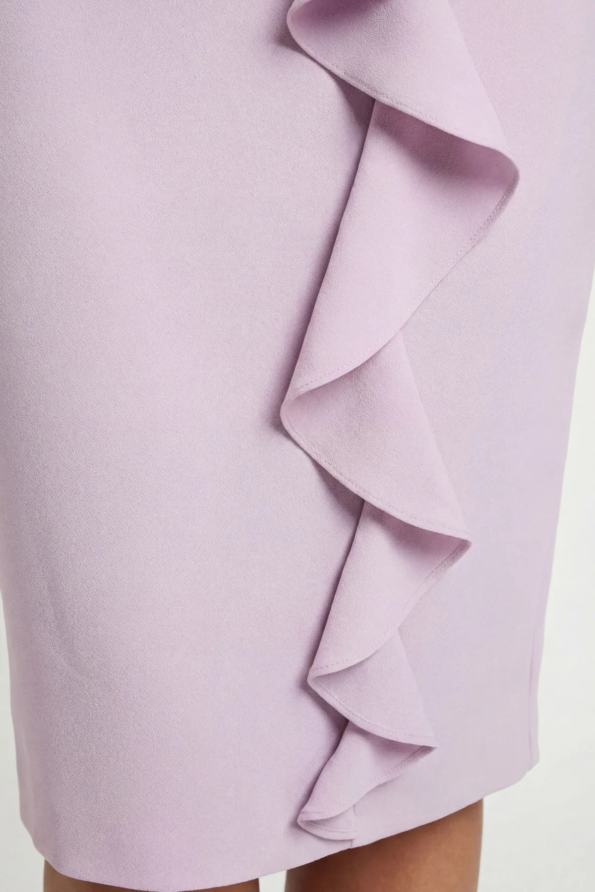 Wallis Robe Crayon En Crêpe À Volant<Femme Robes|Toutes Les Robes