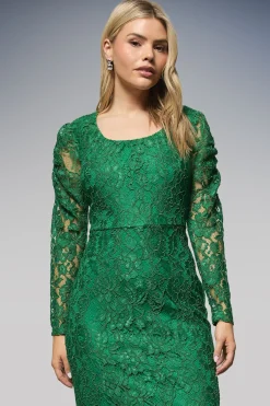 Dorothy Perkins Robe Crayon en Dentelle à Col Rond DP Luxe<Femme Robes Mi-Longues|Satin Et Dentelle