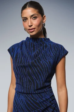 Robe Crayon en Jersey Pailleté
