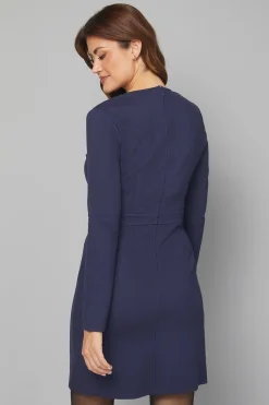 Wallis Robe Crayon en Jersey Ponte avec Boutons<Femme Robes À Manches Longues|Robes