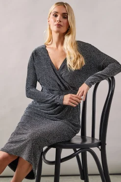 Robe Crayon Jersey Diamanté Pailleté Petite Occasion