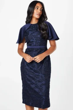 Wallis Robe Crayon à Manches Courtes Florale Petite Occasion<Femme Robes Mi-Longues|Robes Moulantes