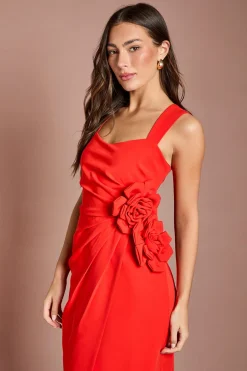 Robe Crayon Plissée À Corsage