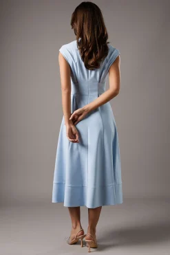Coast Robe Crêpe à Ceinture<Femme Toutes Les Robes|Robes Mi-Longues