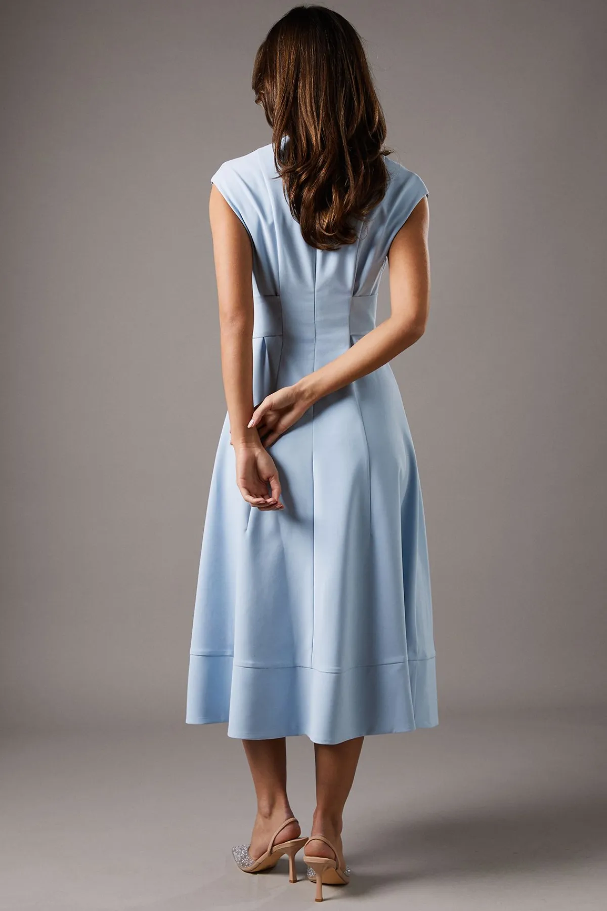 Coast Robe Crêpe à Ceinture<Femme Toutes Les Robes|Robes Mi-Longues