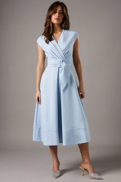 Coast Robe Crêpe à Ceinture<Femme Toutes Les Robes|Robes Mi-Longues
