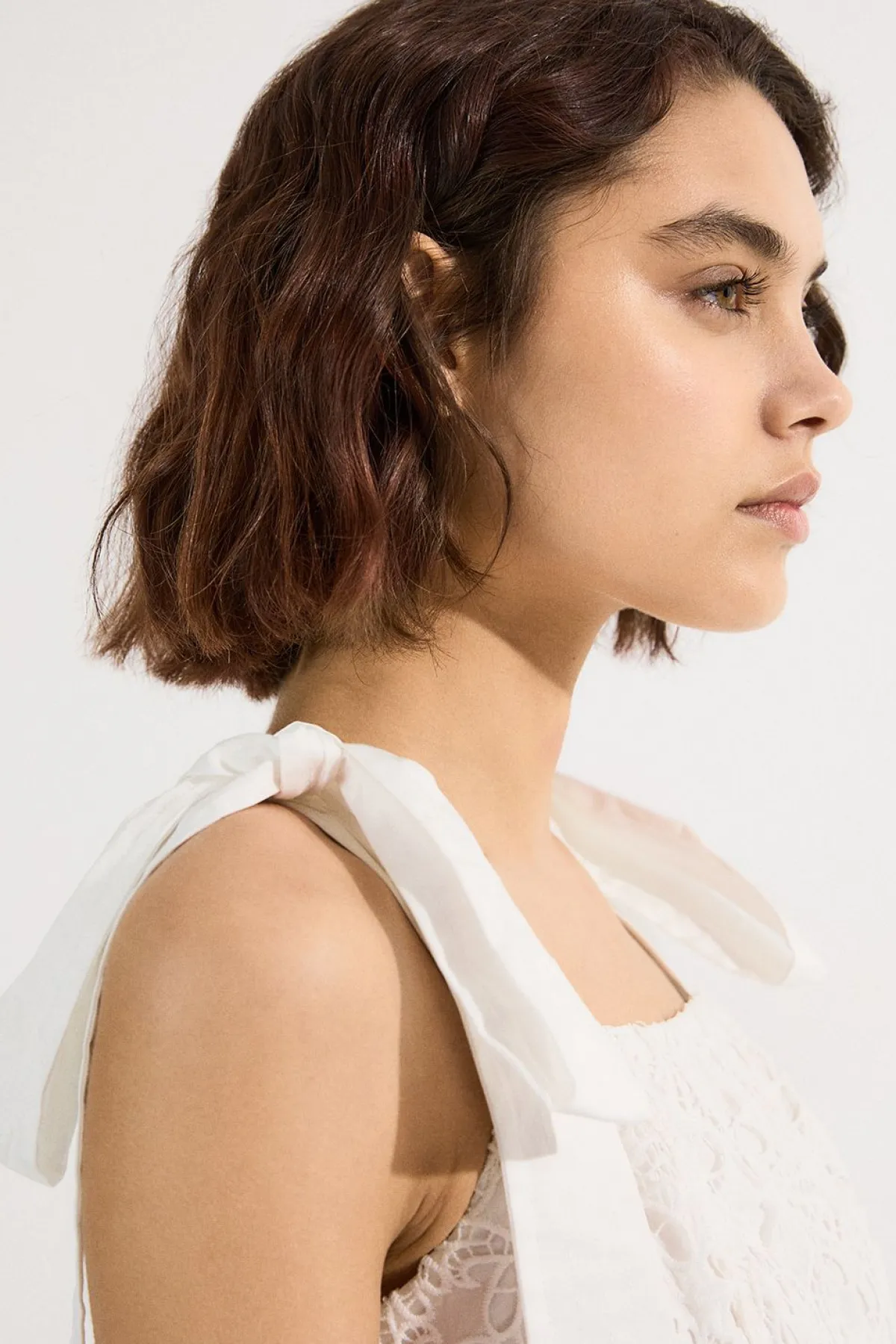 KarenMillen Robe de bal mi-longue tissée à la broderie ajourée<Femme Robes Mi-Longues|Robes Bal De Promo
