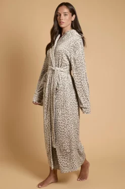 Robe De Chambre À Casynthétiqueche En Velours Motif Animal