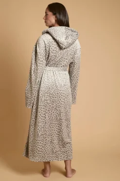 Robe De Chambre À Casynthétiqueche En Velours Motif Animal