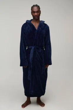 Robe De Chambre Longue À Casynthétiqueche Pour Homme Grand