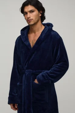 Robe De Chambre Longue À Casynthétiqueche