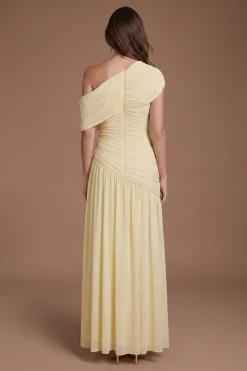 Robe De Demoiselle D'honneur Asymétrique Drapée Collection Contour Collective