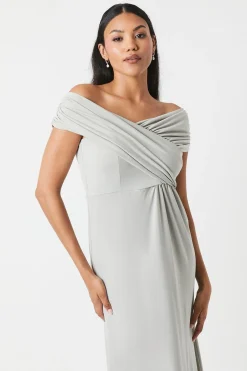 Coast Robe de Demoiselle d'Honneur Bardot Froncée en Jersey<Femme Toutes Les Robes|Robes Demoiselles D'Honneur