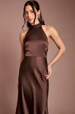 Coast Robe De Demoiselle D'honneur Col Licou Taille Plissée<Femme Robes Demoiselles D'Honneur|Robes