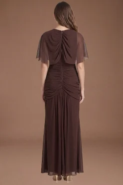 Coast Robe De Demoiselle D'honneur Contour Collective À Manche Cape Torsadée<Femme Robes Demoiselles D'Honneur|Robes