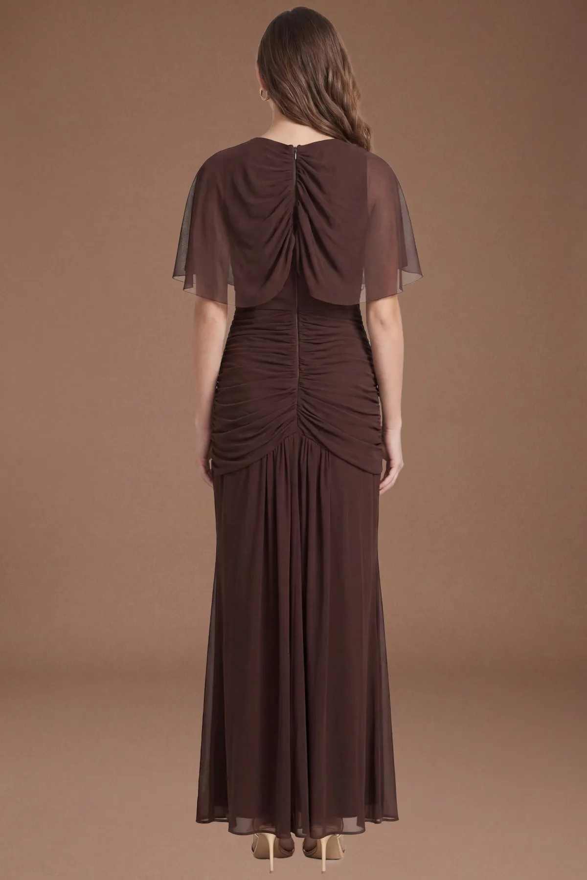 Coast Robe De Demoiselle D'honneur Contour Collective À Manche Cape Torsadée<Femme Robes Demoiselles D'Honneur|Robes