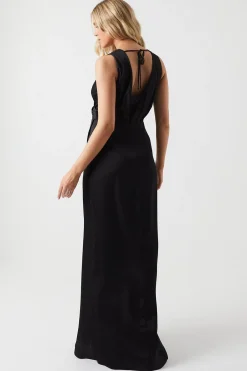 Coast Robe de Demoiselle d'Honneur en Satin avec Détail Taille Froncée<Femme Robes Demoiselles D'Honneur|Satin Et Dentelle