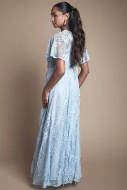 Oasis Robe de Demoiselle d'Honneur en Dentelle à Manches Évasées<Femme Robes Demoiselles D'Honneur|Satin Et Dentelle