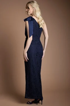 Robe de Demoiselle d'Honneur en Satin à Col Bénitier et Bretelles
