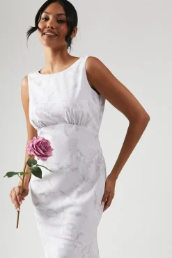 Coast Robe de Demoiselle d'Honneur Imprimée à Dos Drapé<Femme Robes Demoiselles D'Honneur|Robes