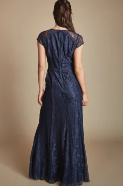 Coast Robe De Demoiselle D'honneur Légère À Panneaux De Dentelle Cordelée<Femme Robes Demoiselles D'Honneur|Satin Et Dentelle