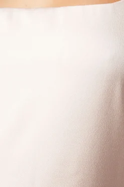 Oasis Robe de Demoiselle d'Honneur Mi-Longue Satinée à Épaules Nouées Petite Taille<Femme Robes Demoiselles D'Honneur|Robes Mi-Longues