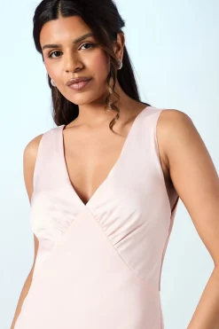 Coast Robe de Demoiselle d'Honneur Petite en Satin avec Détail Dos Noué<Femme Robes Demoiselles D'Honneur|Satin Et Dentelle