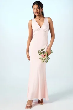 Coast Robe de Demoiselle d'Honneur Petite en Satin avec Détail Dos Noué<Femme Robes Demoiselles D'Honneur|Satin Et Dentelle