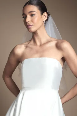 Coast Robe de Mariée Bandeau Twill Mini Avec Surajupe Complète<Femme Robes|Toutes Les Robes