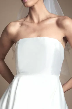 Coast Robe de Mariée Bandeau Twill Mini Avec Surajupe Complète<Femme Robes|Toutes Les Robes
